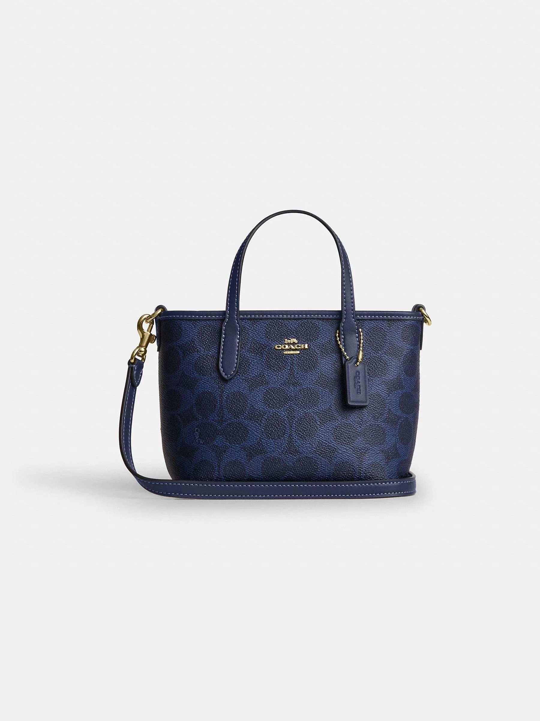 Bolso Mini Tote City en Lona Signature