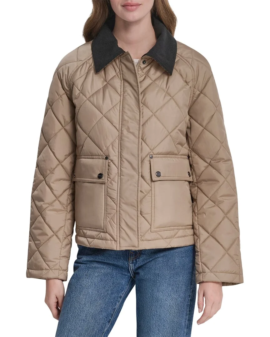 Chaqueta acolchada estilo granero